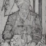 Arbeiter-im-Lokal-morgens-um-halb-fünf-um-die-frühe-Stunde-zu-entschuligen-hat-ersich-einen-Turban-um-den-Kopf-gebunden