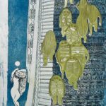 Die Diener auf der Treppe