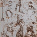 Ehrendamen tanzen den Maa Jong